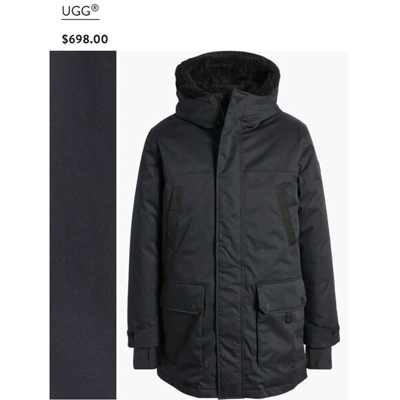 UGG Down Fill Winter Coat Size XL 3 In 1 Waterproof Adirondack Butte Jacket - Picture 6 of 11